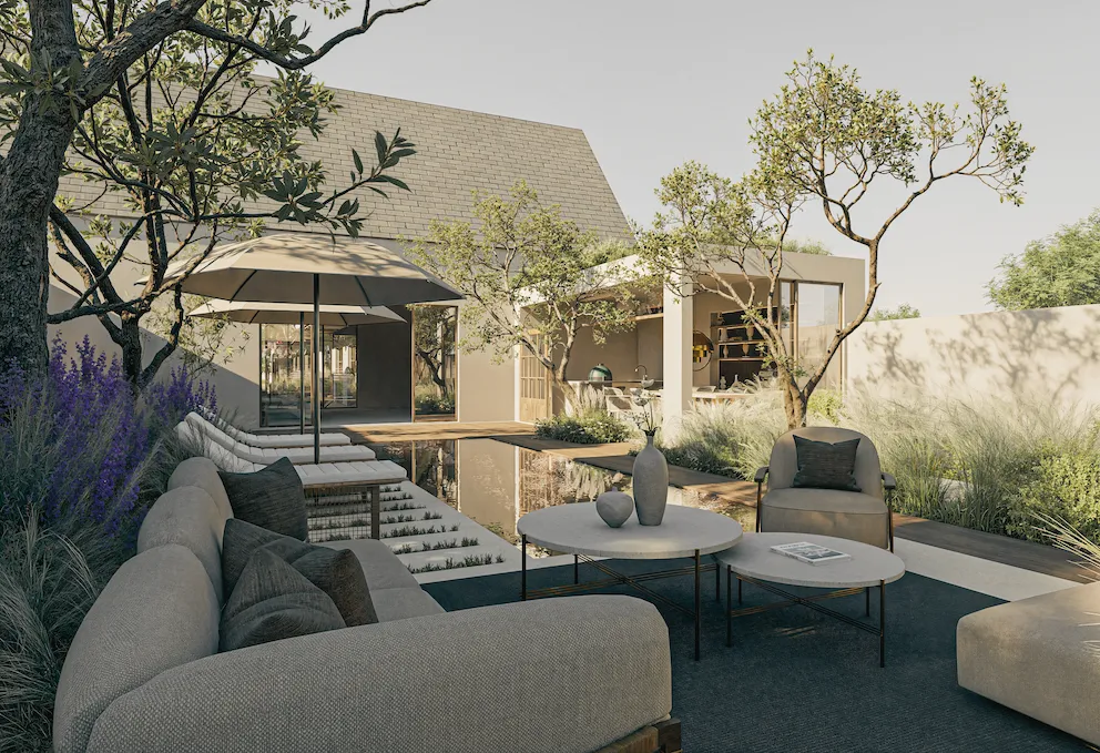 Gartenmöbel passend zum Pool